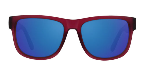 Plasma Red/Black Rectangular Prescription Glasses from Neven Eyewear.