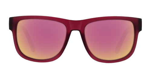 Plasma Red/Black Rectangular Prescription Glasses from Neven Eyewear.