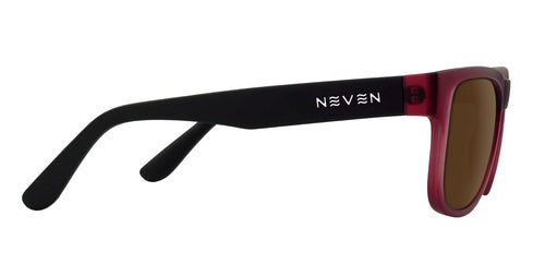 Plasma Red/Black Rectangular Prescription Glasses from Neven Eyewear.