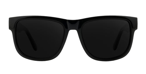 Sade black rectangular prescription glasses from Neven Eyewear.