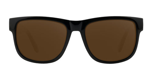 Sade black rectangular prescription glasses from Neven Eyewear.