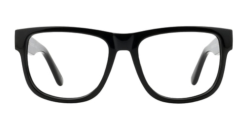 Sade black rectangular prescription glasses from Neven Eyewear.
