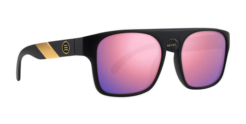 Golden Banana matte black round prescription glasses from Neven Eyewear Pair name: Golden Banana Frame shape: round.