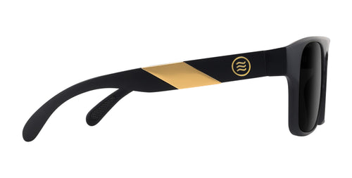Golden Banana matte black round prescription glasses from Neven Eyewear Pair name: Golden Banana Frame shape: round.