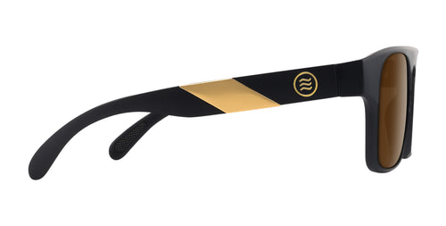 Golden Banana matte black round prescription glasses from Neven Eyewear Pair name: Golden Banana Frame shape: round.