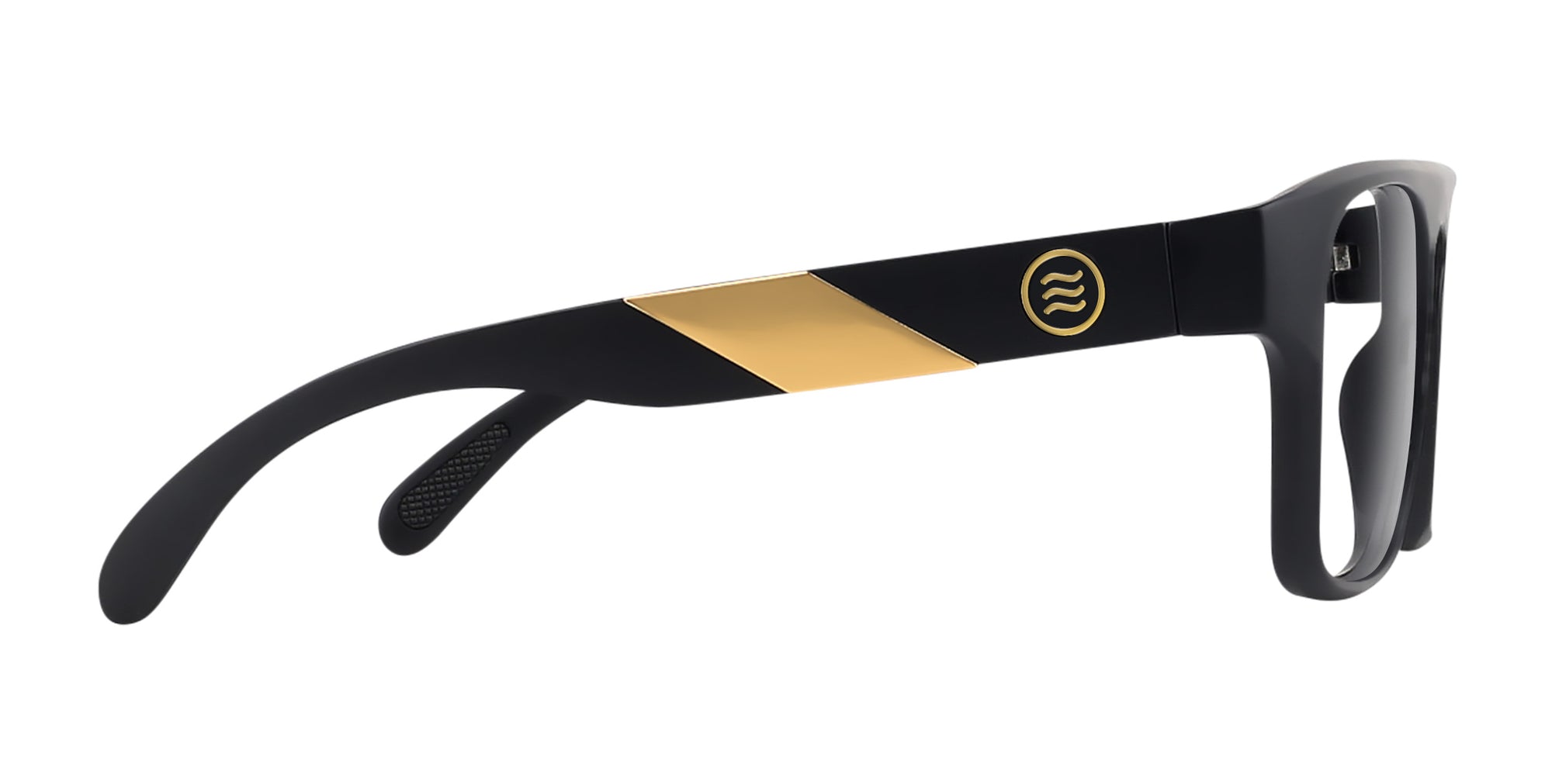 Golden Banana matte black round prescription glasses from Neven Eyewear Pair name: Golden Banana Frame shape: round.