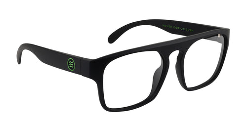 Primatology Matte black Rectangle prescription glasses from Neven Eyewear Pair Name: Primatology Frame Shape: Rectangle.