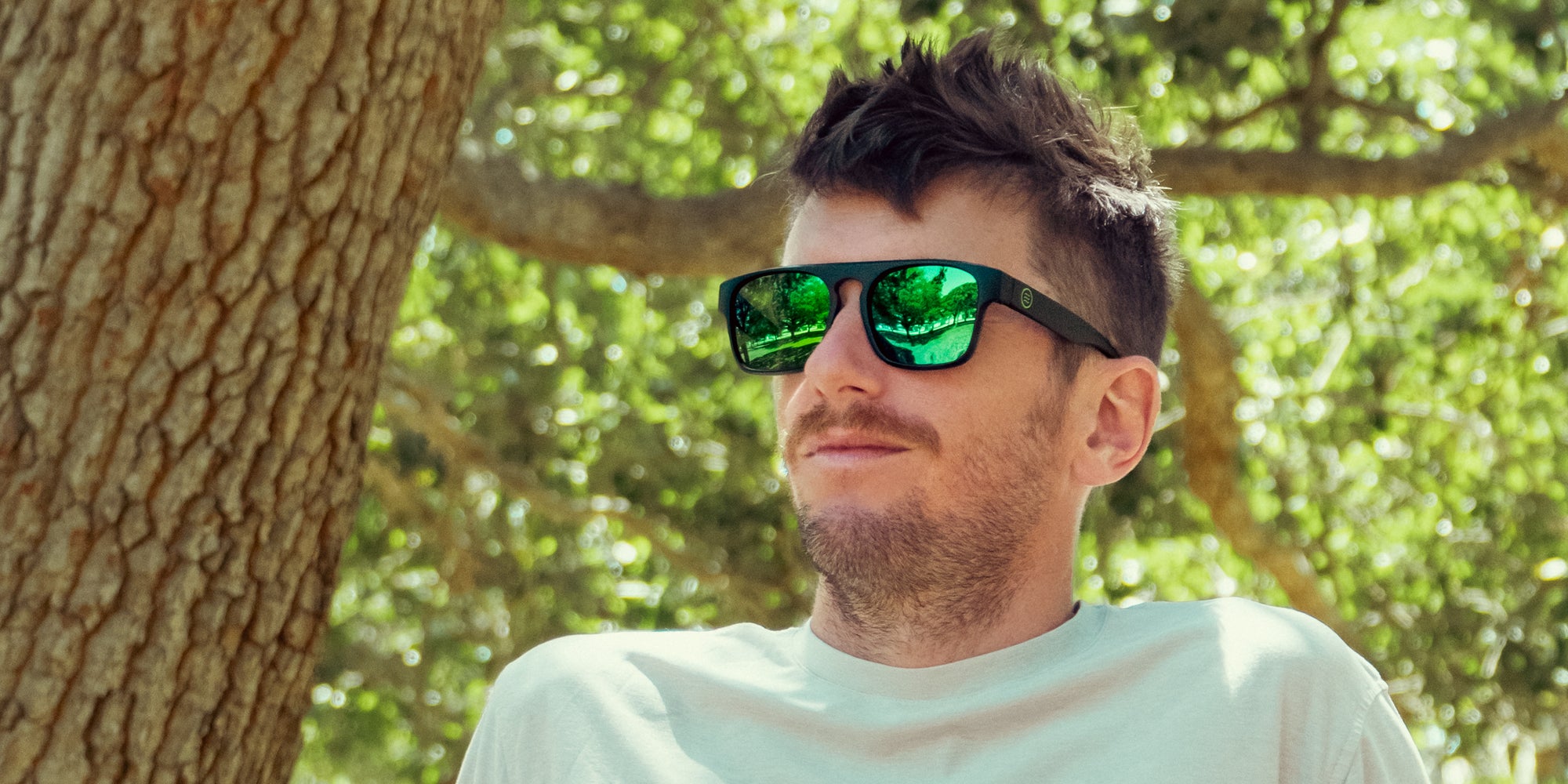 Primatology black sunglasses polarized sunglasses from Neven Eyewear Pair name: Primatology Frame shape: sunglasses.