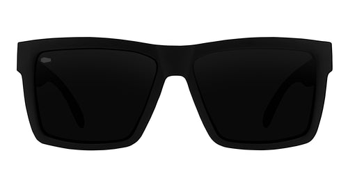 Lowrider XXL matte black rectangular prescription glasses from Neven Eyewear.