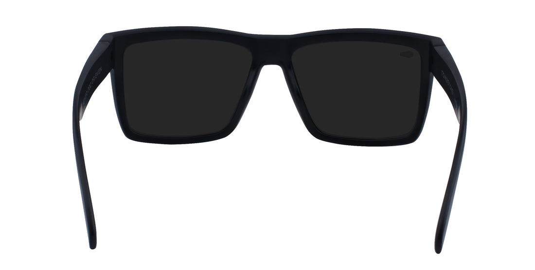 Lowrider XXL matte black rectangular prescription glasses from Neven Eyewear.