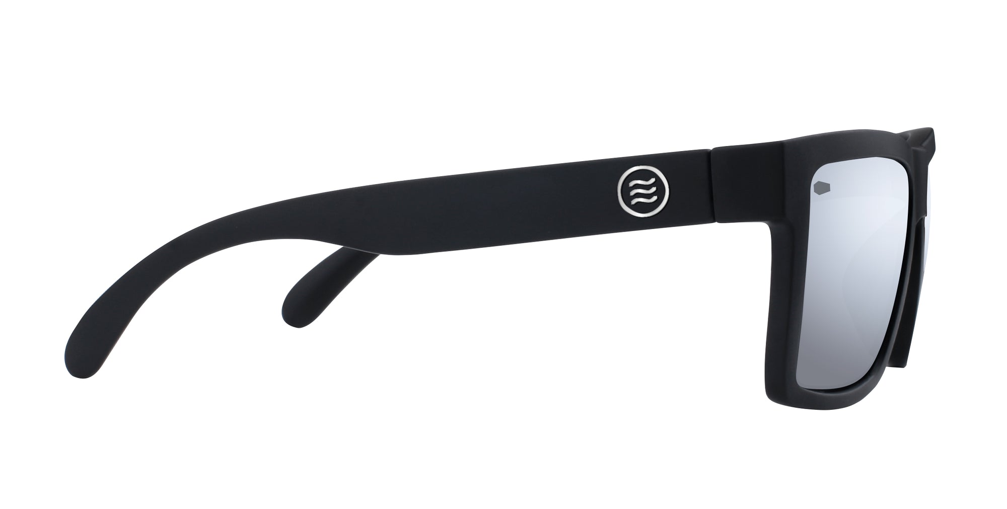 Ace XL matte black rectangle polarized sunglasses from Neven Eyewear.