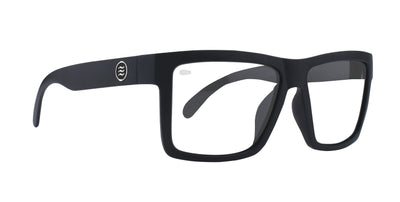 Malibu XL black rectangular prescription glasses from Neven Eyewear.