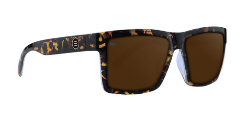 Vantage XL tortoiseshell rectangular polarized sunglasses from Neven Eyewear.