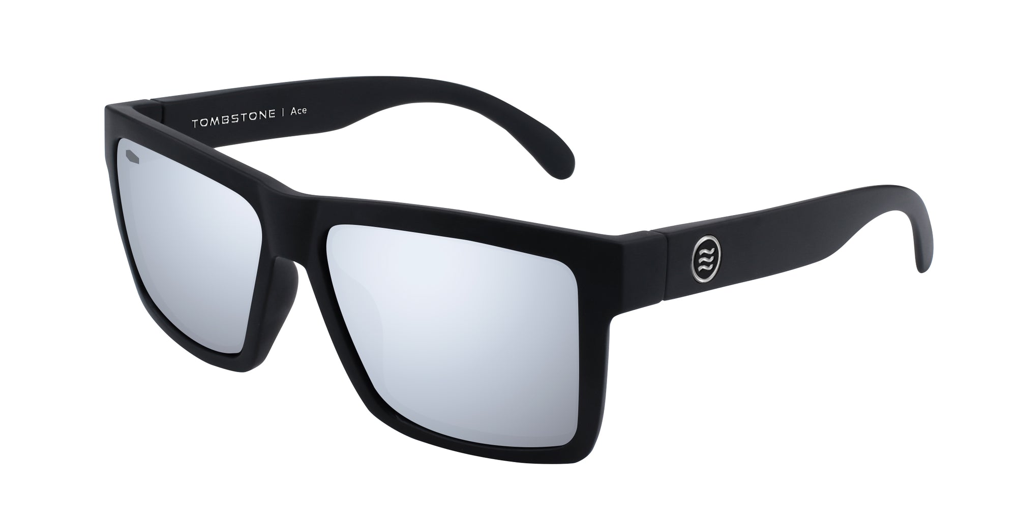 Ace Black Rectangle polarized sunglasses from Neven Eyewear.