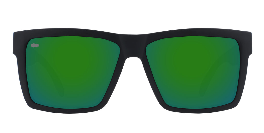 Hunter black rectangular polarized sunglasses from Neven Eyewear.