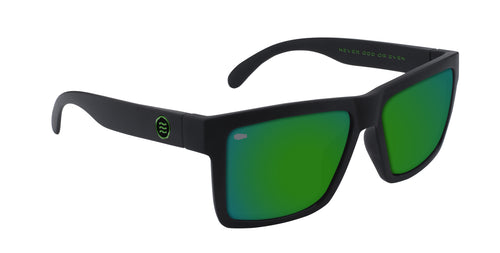Hunter black rectangular polarized sunglasses from Neven Eyewear.
