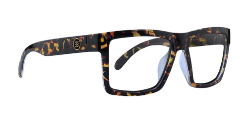 Jaguar black framed rectangular prescription glasses from Neven Eyewear.