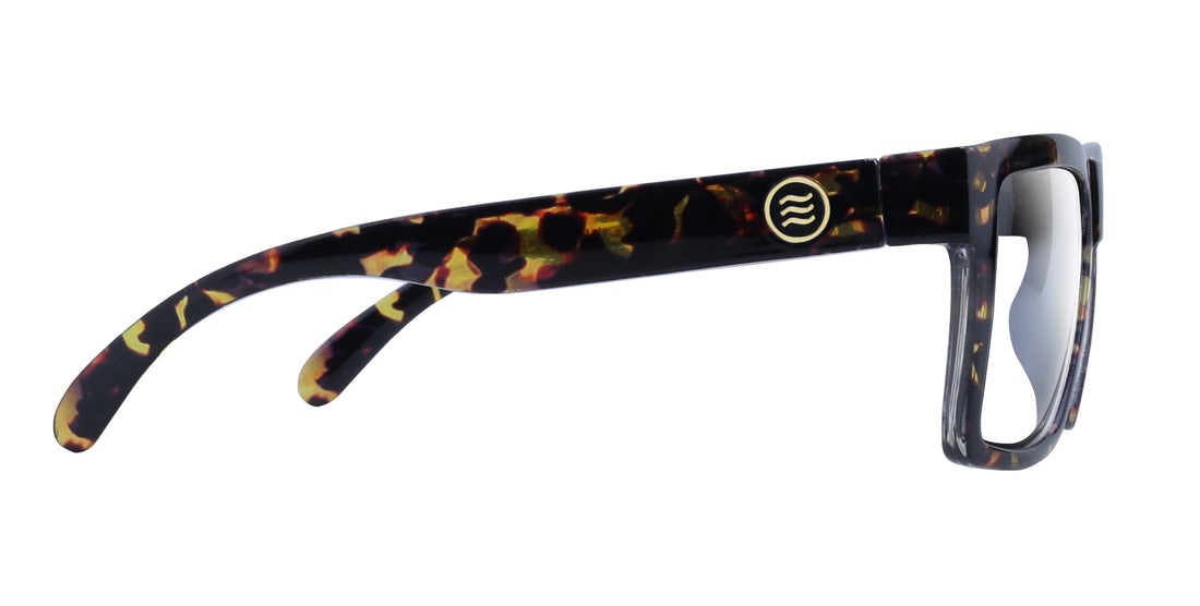 Jaguar tortoiseshell rectangular prescription glasses from Neven Eyewear.