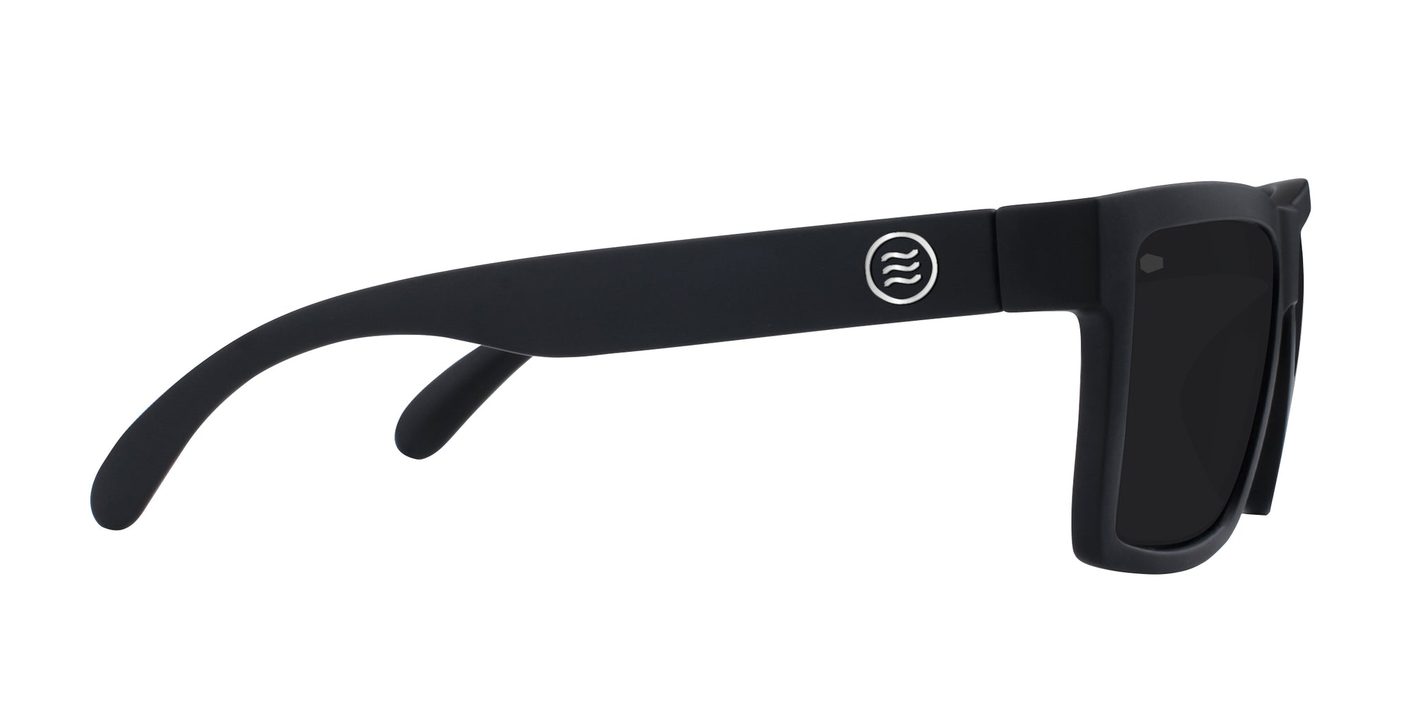 Lowrider Black rectangular polarized sunglasses from Neven Eyewear.