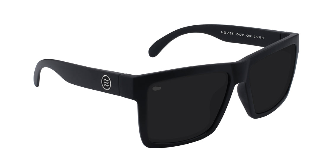Lowrider Black rectangular polarized sunglasses from Neven Eyewear.