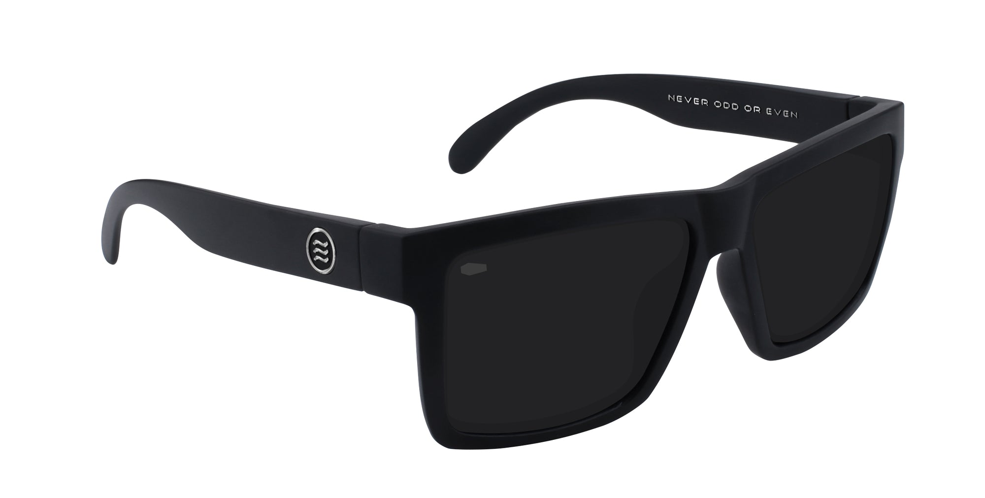 Lowrider Black rectangular polarized sunglasses from Neven Eyewear.