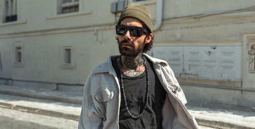 Lowrider Black rectangular polarized sunglasses from Neven Eyewear.