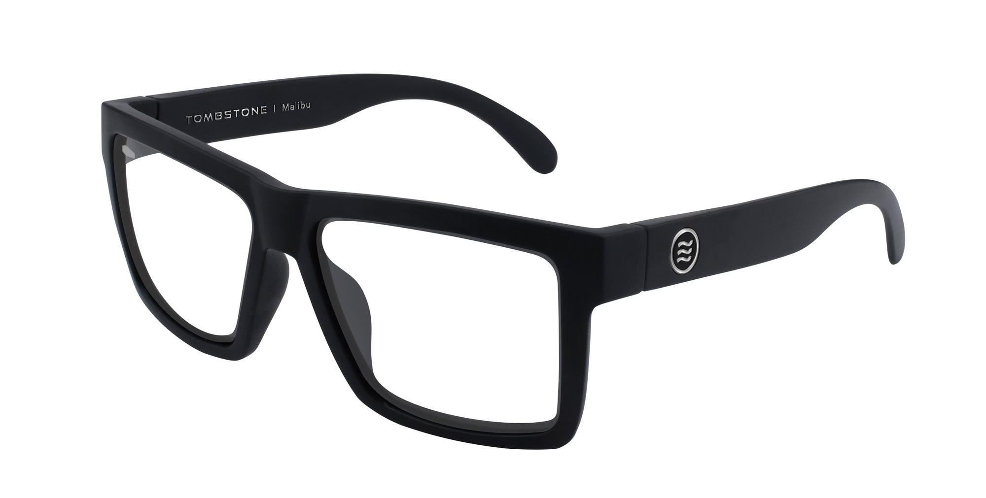 Malibu Black rectangular prescription glasses from Neven Eyewear.