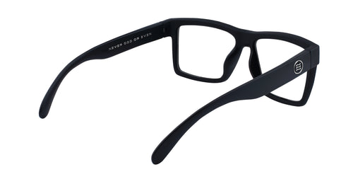 Malibu Black rectangular prescription glasses from Neven Eyewear.