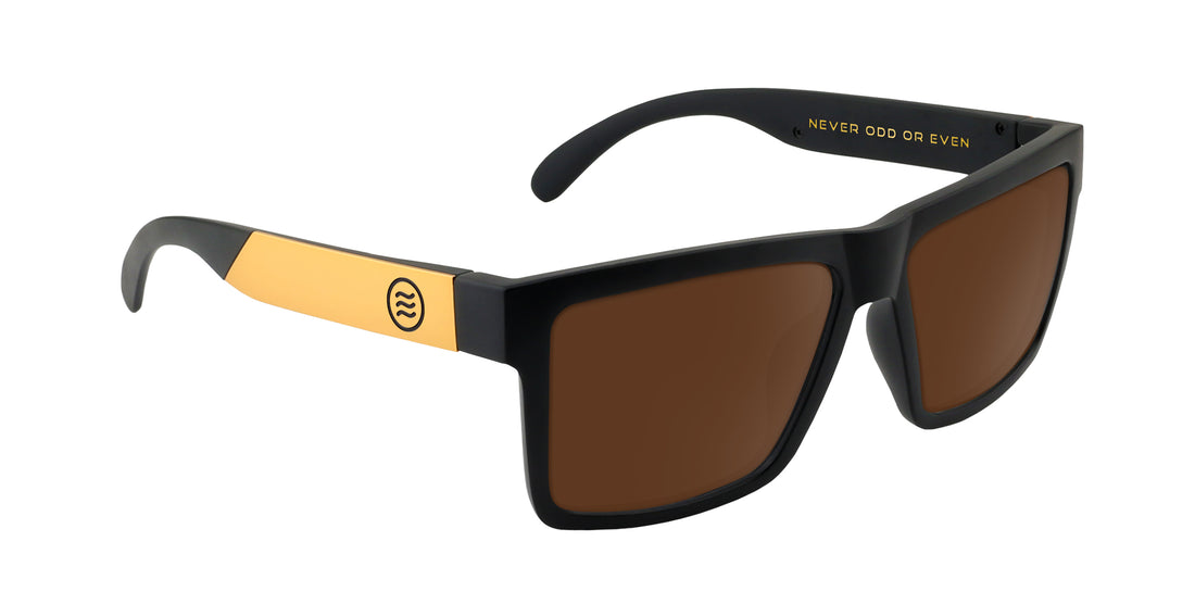 Prospector Black/yellow rectangle prescription glasses from Neven Eyewear.