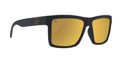 Sentry black wide polarized sunglasses from Neven Eyewear Pair name: Sentry Frame shape: wide.