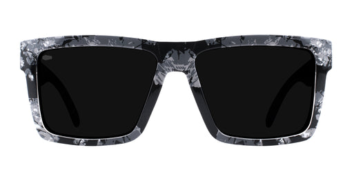 South Shore TR90 sunglasses in black and white camo with polarized lenses.
