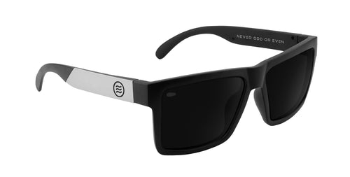 Sterling Black and silver rectangular polarized sunglasses from Neven Eyewear.