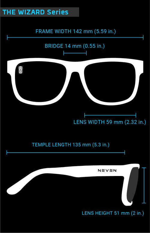 Chart Temple Size Sunglasses Ella Polarized Sunglasses The Wizard