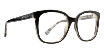 Jones eyeglasses in black and gray tortoiseshell with a glossy finish