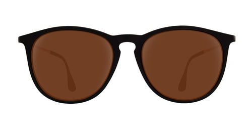 Goldie Lux black round prescription glasses from Neven Eyewear.