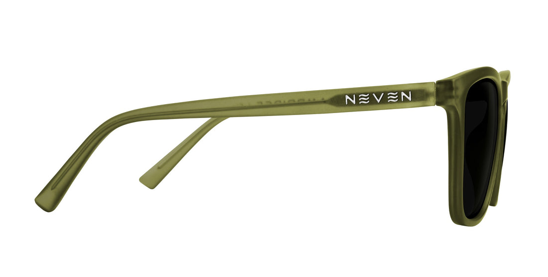 Fir olive green rectangular polarized sunglasses from Neven Eyewear.