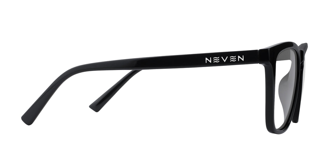 Nix Black Rectangular prescription glasses from Neven Eyewear.