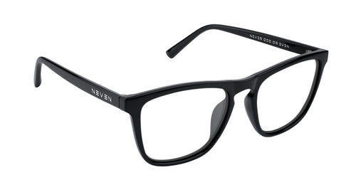 Nix Black Rectangular prescription glasses from Neven Eyewear.