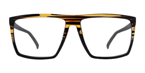 Asbury brown/black tortoiseshell rectangular prescription glasses from Neven Eyewear.