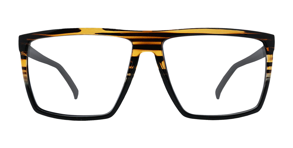 Asbury brown/black tortoiseshell rectangular prescription glasses from Neven Eyewear.