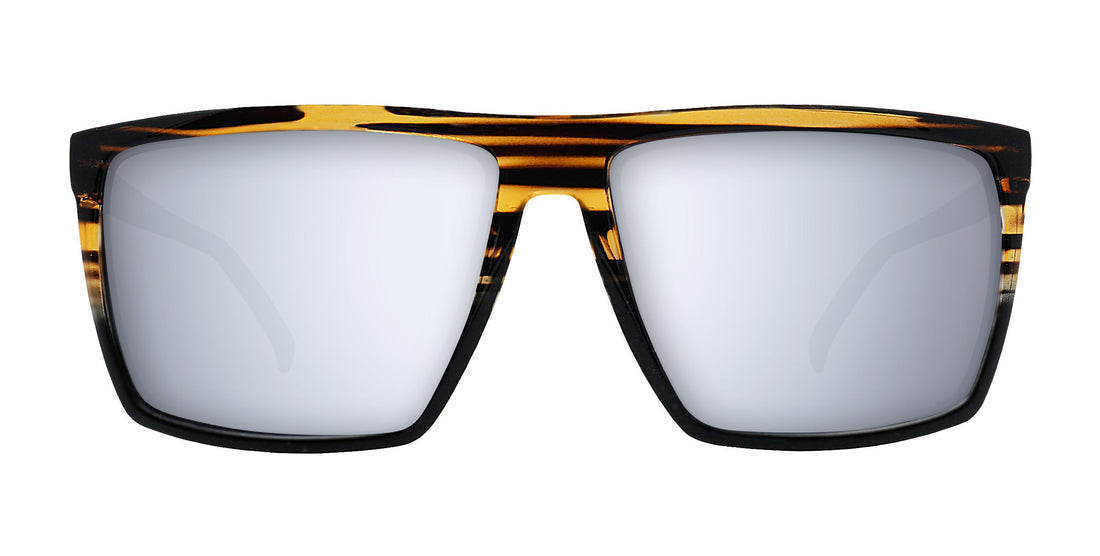 Asbury : silver mirrored prescription sunglasses : Doc Robbins collection