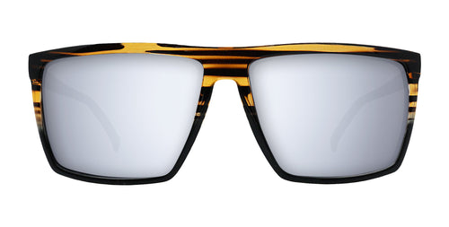 Asbury : silver mirrored prescription sunglasses : Doc Robbins collection