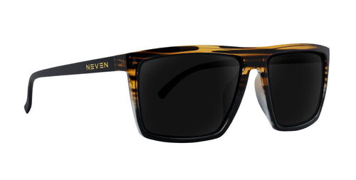 Asbury brown/black tortoiseshell rectangular prescription glasses from Neven Eyewear.