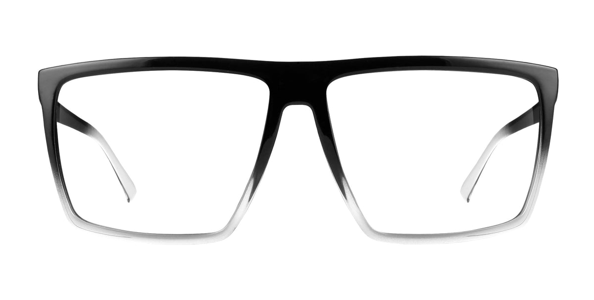 Colorado Bulldog black-and-white rectangular prescription glasses from Neven Eyewear.