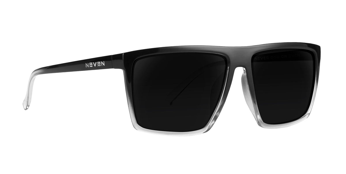 Colorado Bulldog black-and-white rectangular prescription glasses from Neven Eyewear.
