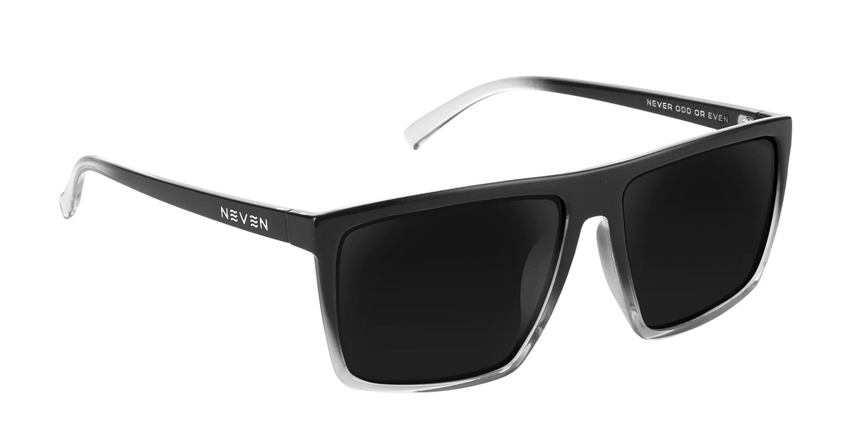 Colorado Bulldog black-and-white rectangular prescription glasses from Neven Eyewear.