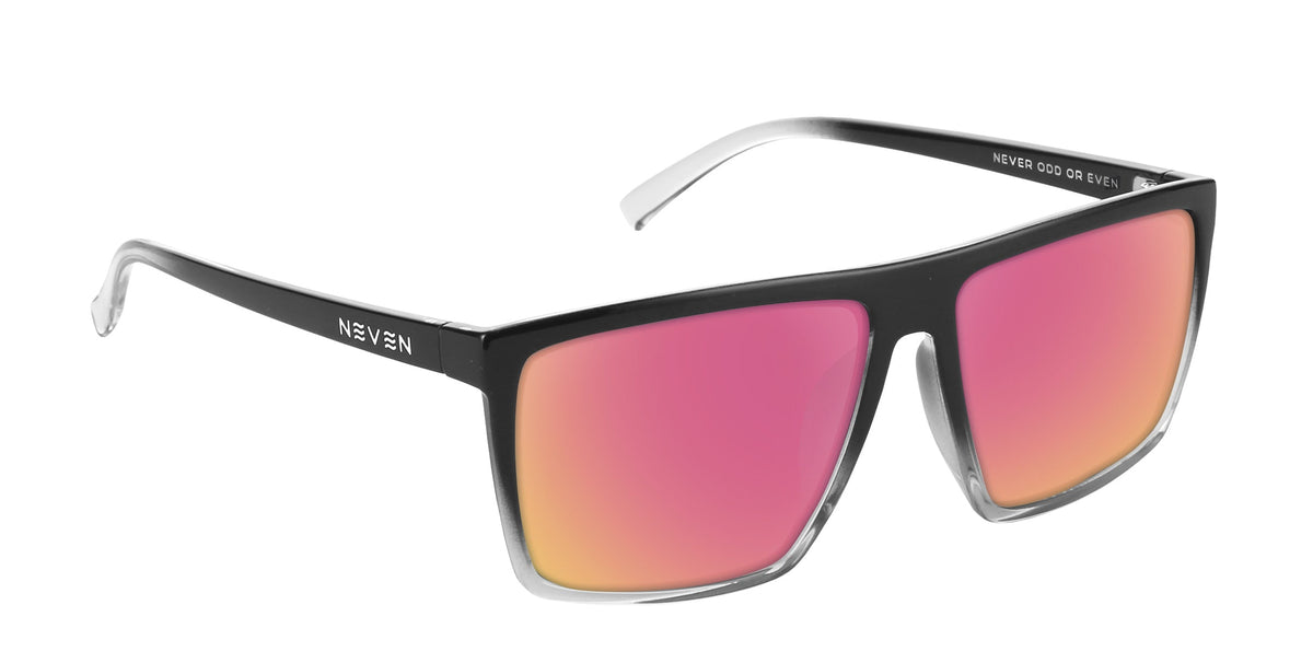 Colorado Bulldog black-and-white rectangular prescription glasses from Neven Eyewear.