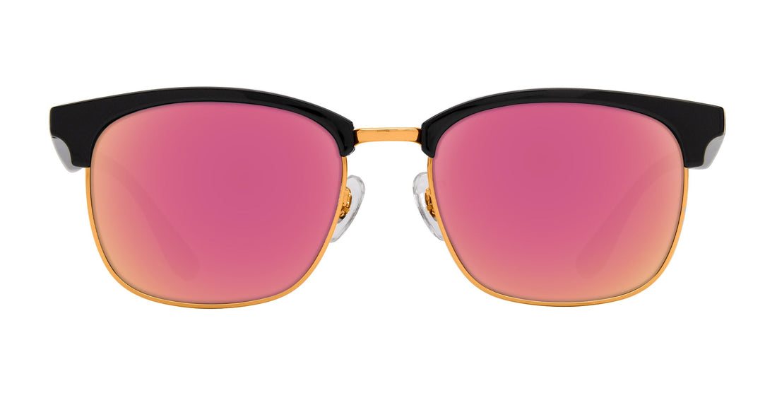 Gold Rush black rectangular prescription glasses from Neven Eyewear.