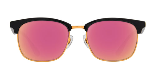 Gold Rush black rectangular prescription glasses from Neven Eyewear.