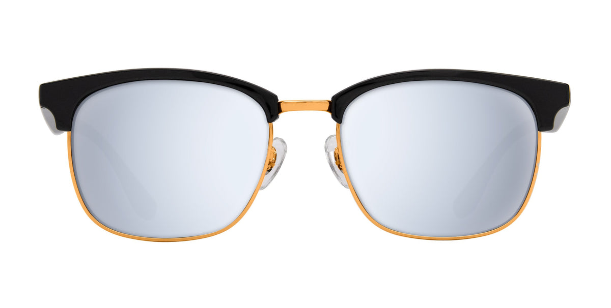 Gold Rush : silver mirrored prescription sunglasses : Highland collection